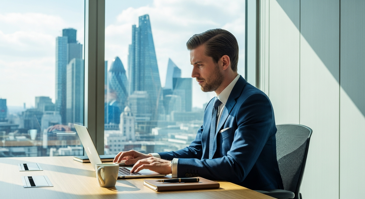 Complete London Virtual Office Solution workspace with EC1 address and professional receptionist services
