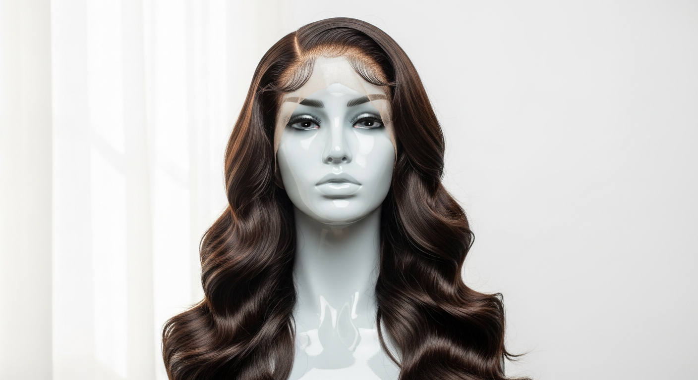 Zlike Hair Water Wave Lace Front Wig showcasing HD lace technology and natural waves