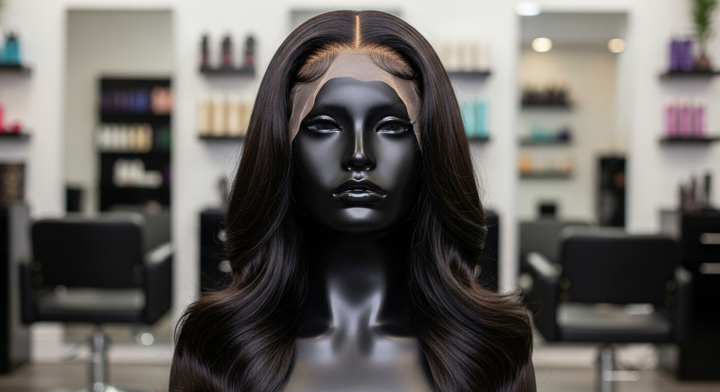 Zlike Hair Water Wave Lace Wig showcasing natural texture and transparent lace design
