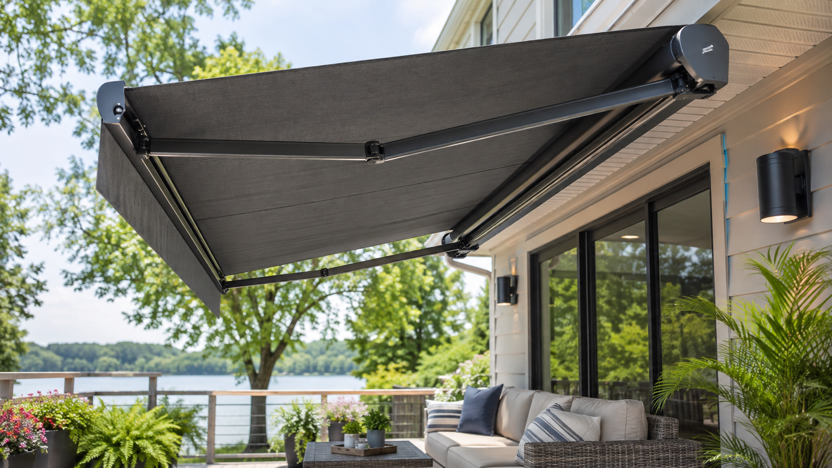 Outdoor Queen under-roof awnings
