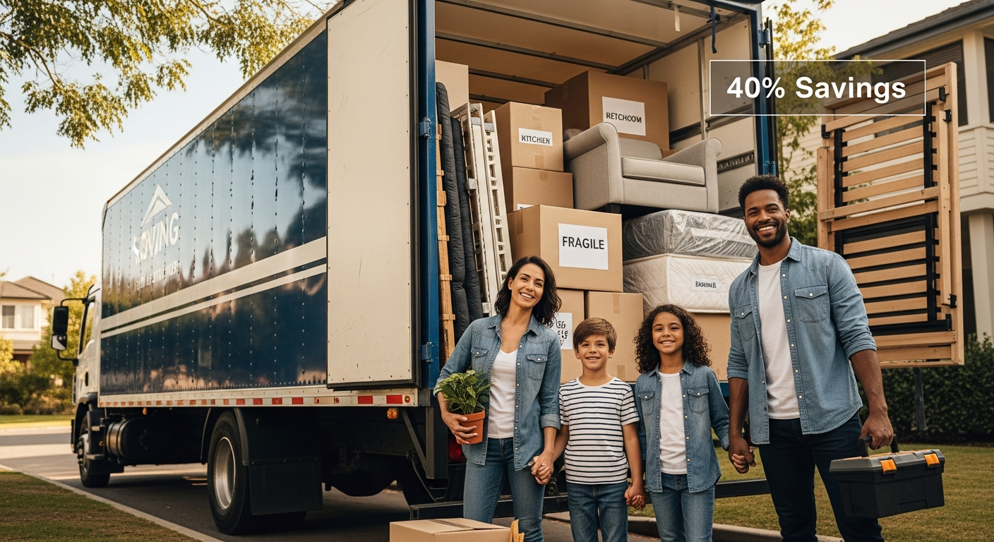 AnyVan home removals service review 2026 showing moving truck and professional movers