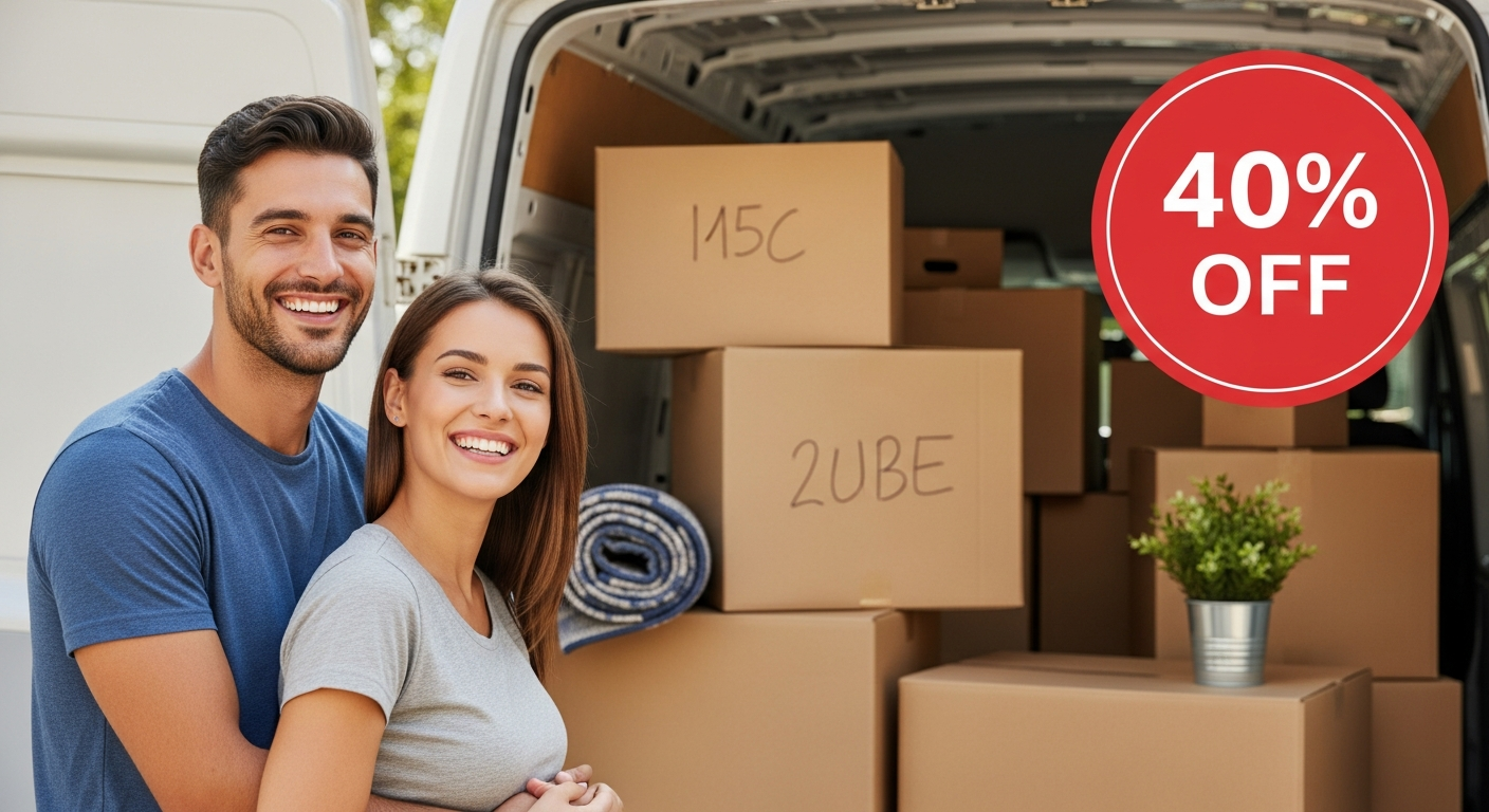 AnyVan Affordable Home Removal: Save 40% on Moving
