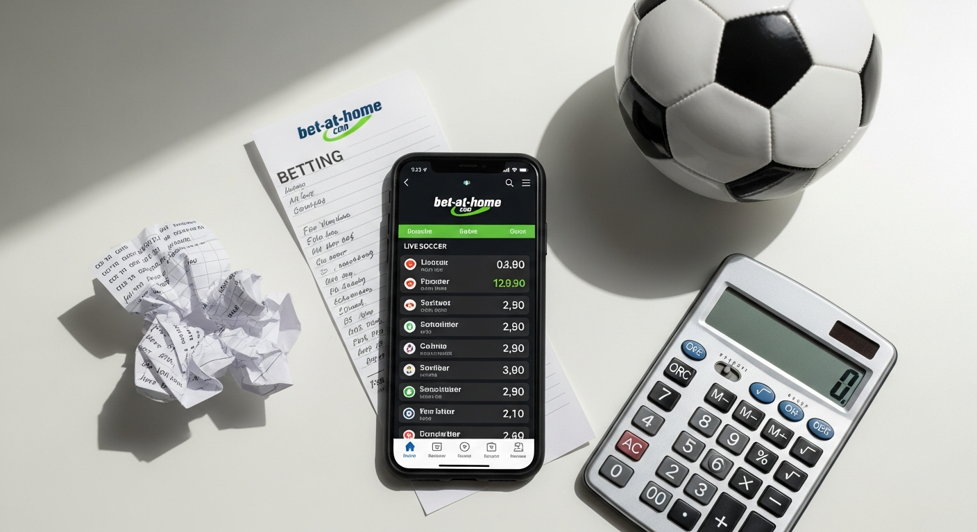 Bet-at-home.com sports betting platform interface showing multiple sports markets and live odds