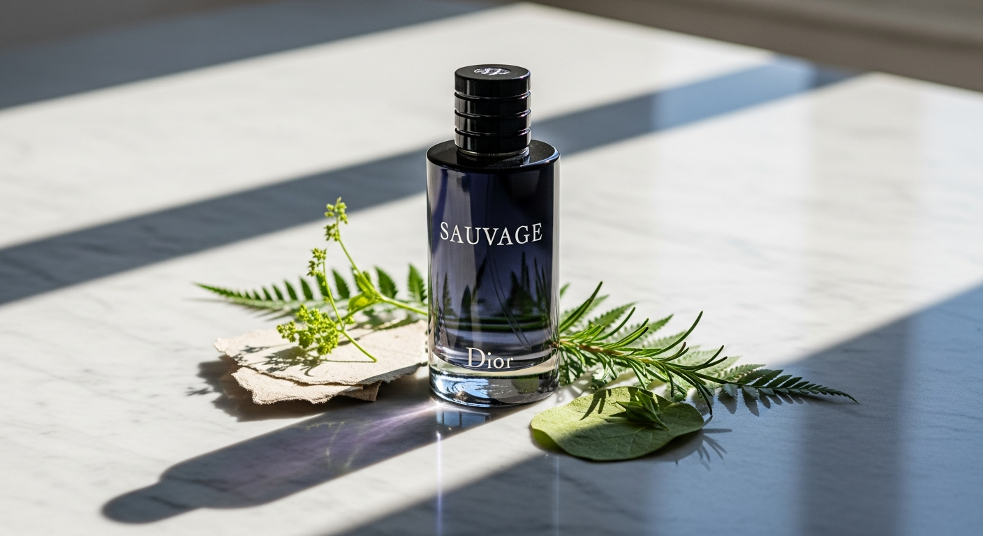 Dior Sauvage Invigorating Shower Gel bottle with cactus extract and recycled packaging