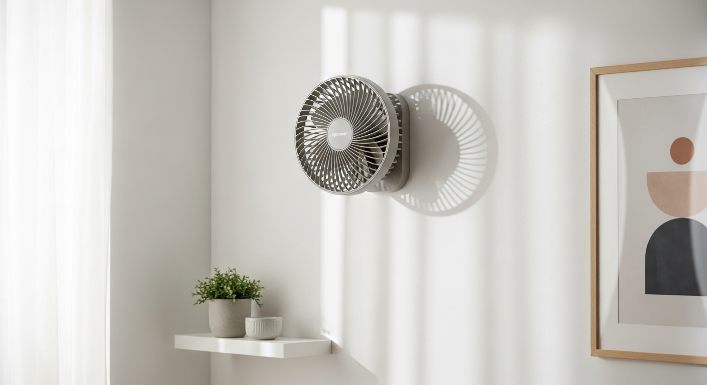 Systemair BF Silent 100mm bathroom extractor fan mounted in modern apartment bathroom