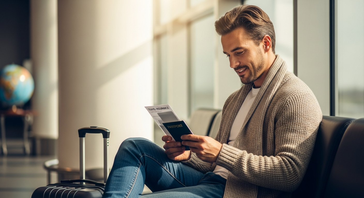 Annual Travel Insurance Smart policy document with medical coverage details and global protection information
