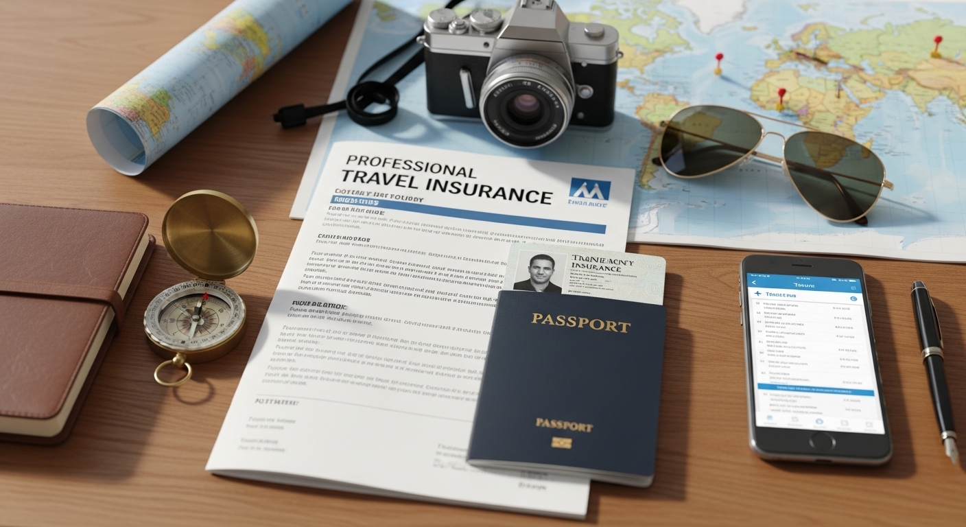 Europ Assistance Traveler Plus Insurance policy document with medical coverage details and emergency assistance information