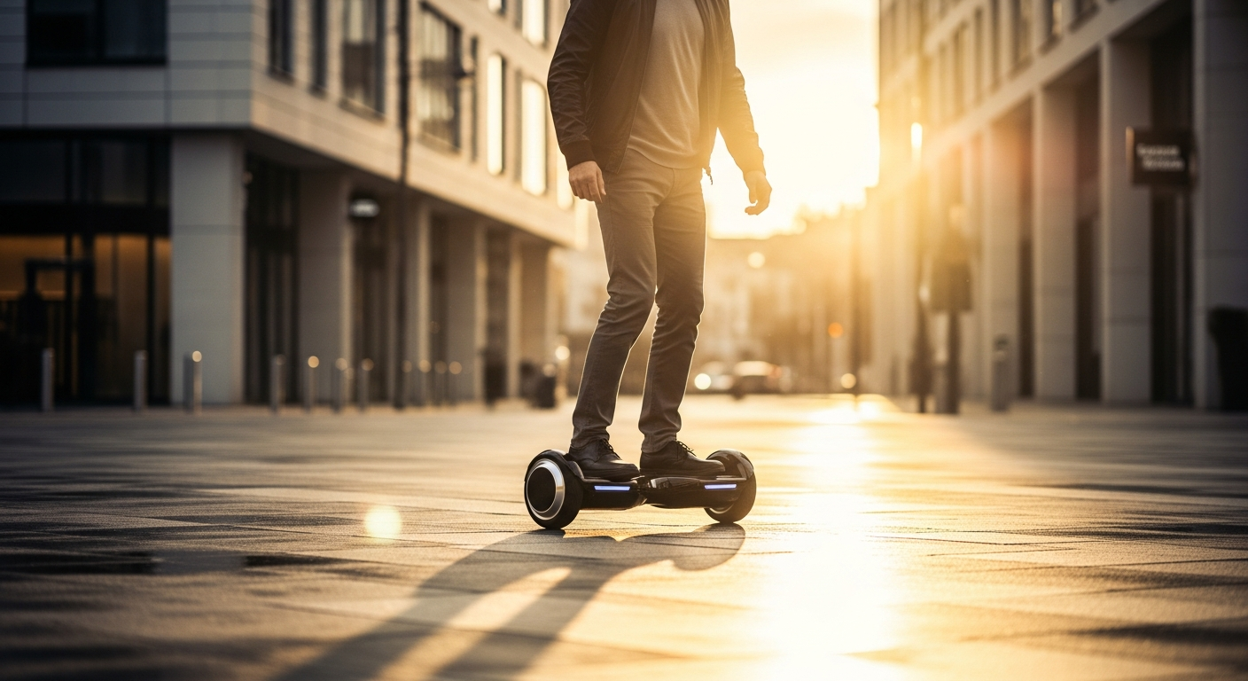 iHoverboard H8 all-terrain hoverboard with dual motors and solid rubber tires for adult riders