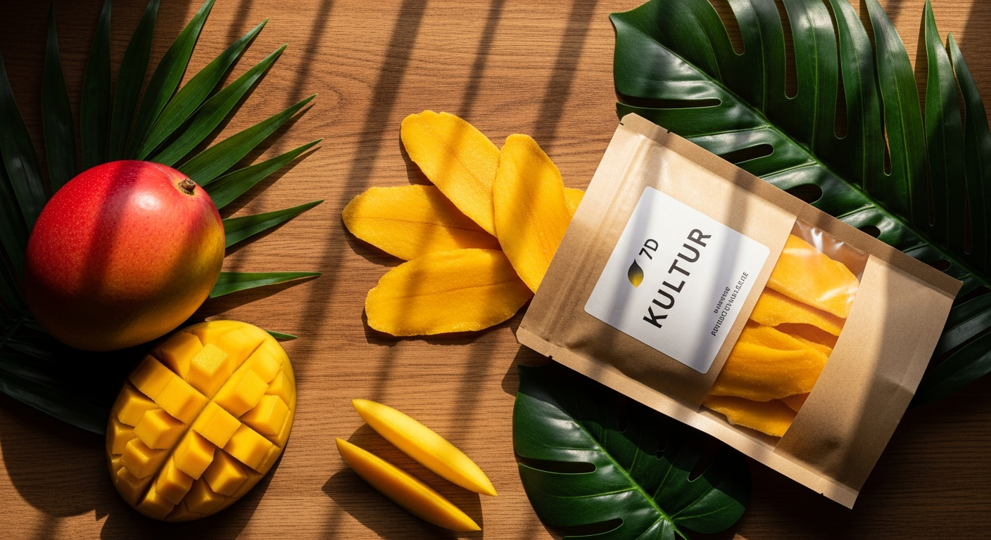 7D Dried Mangoes Gift Pack 200g premium Cebu mango snack in attractive packaging