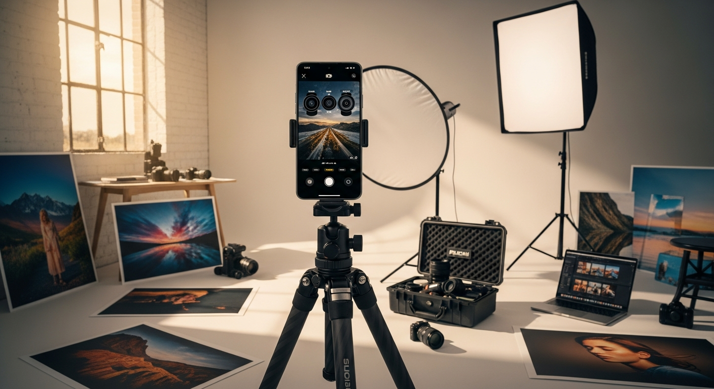 Samsung Galaxy S26 Ultra 256GB smartphone displaying professional quad-camera system with 200MP main sensor