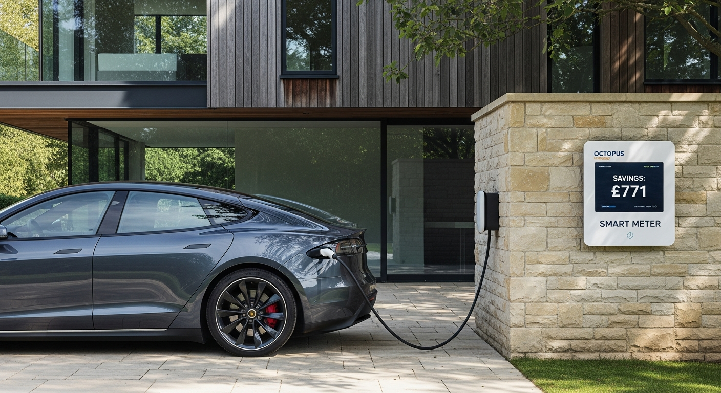 Intelligent Octopus Go EV Tariff smart charging interface on mobile app screen