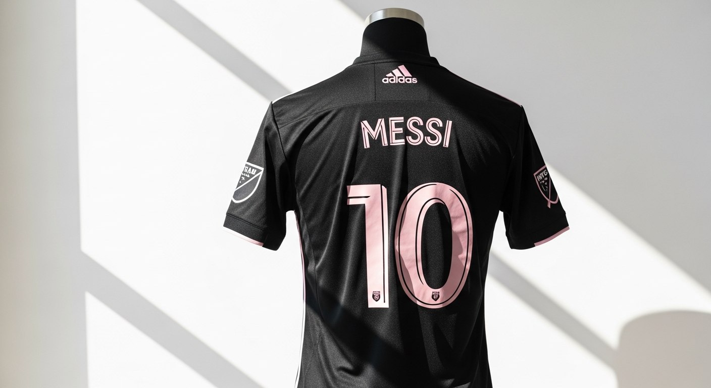 Lionel Messi wearing Inter Miami number 10 jersey in action