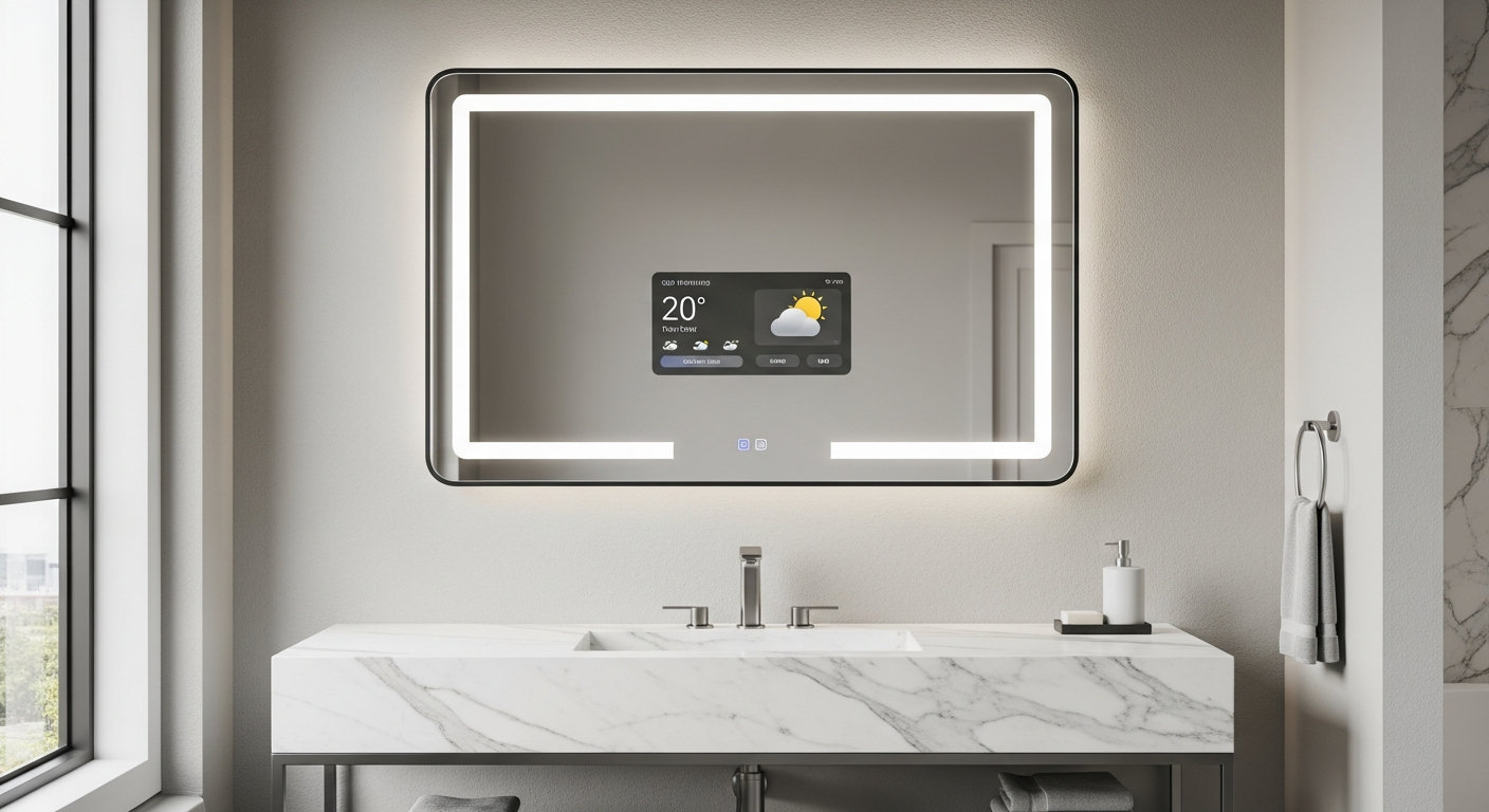 Sylvox 24-Inch Smart Bathroom Mirror TV 2026