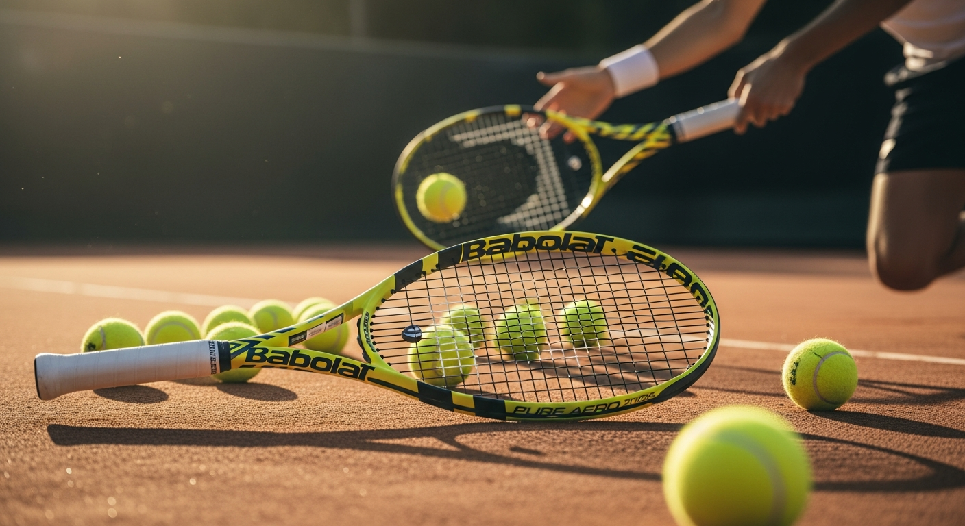 Babolat Pure Aero 2026 tennis racquet with flax inserts and modern design