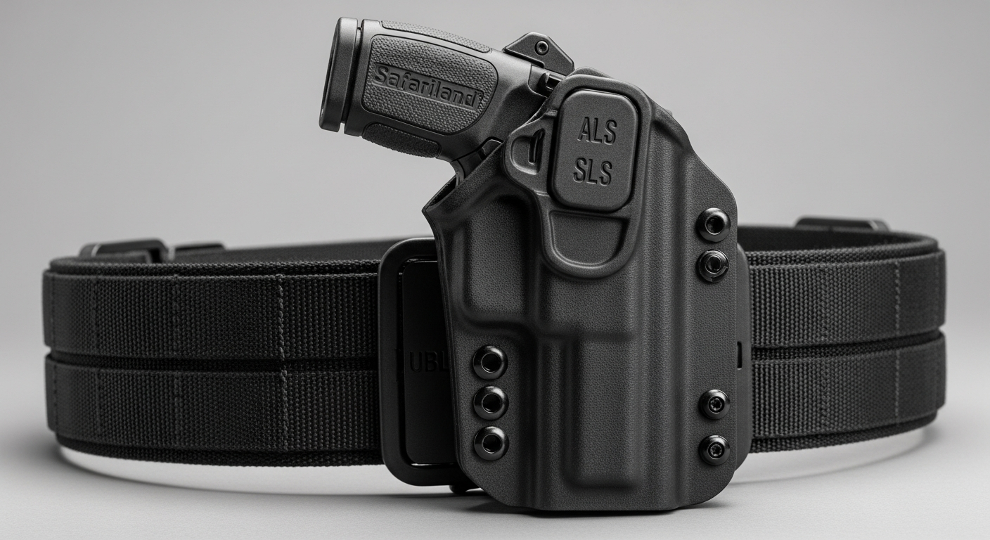 Safariland 6360 ALS/SLS Level III retention duty holster with rotating hood system