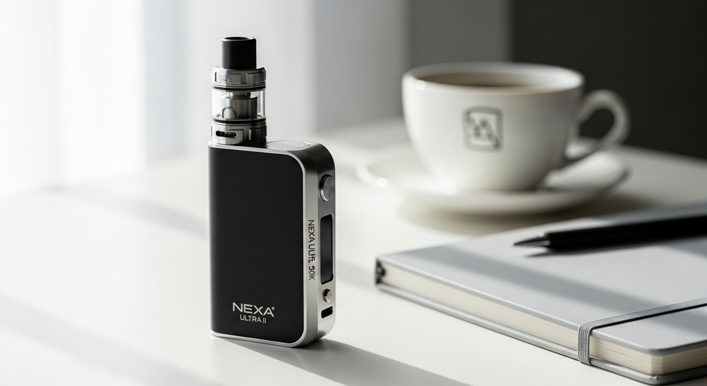 Nexa Ultra II 50K disposable vape device with sleek design and premium packaging