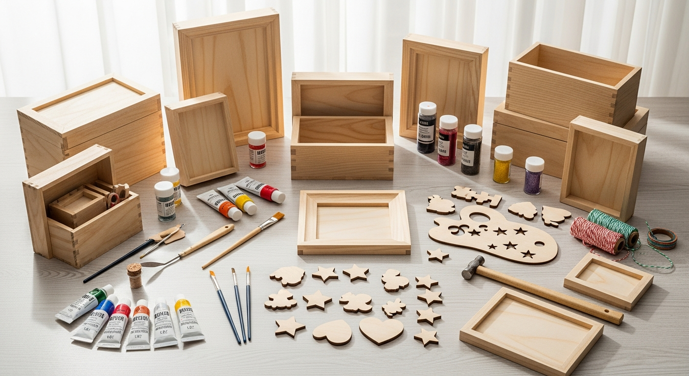 VBS Wooden Craft Blanks for DIY Projects