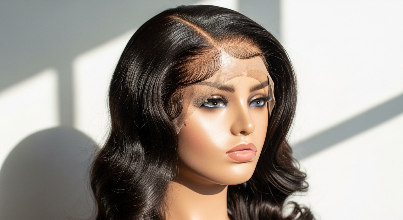 Wowangel 13x6 HD lace frontal wig with body wave texture and 250% density