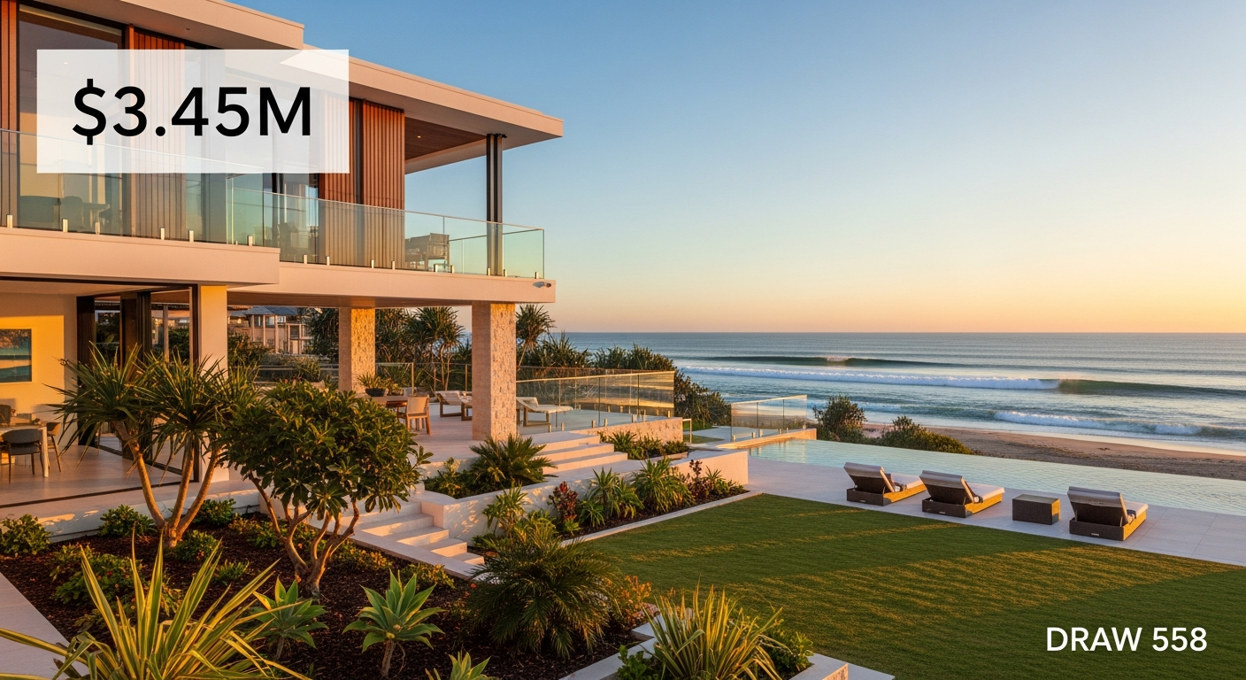Luxury Caloundra coastal home with ocean views and modern architecture