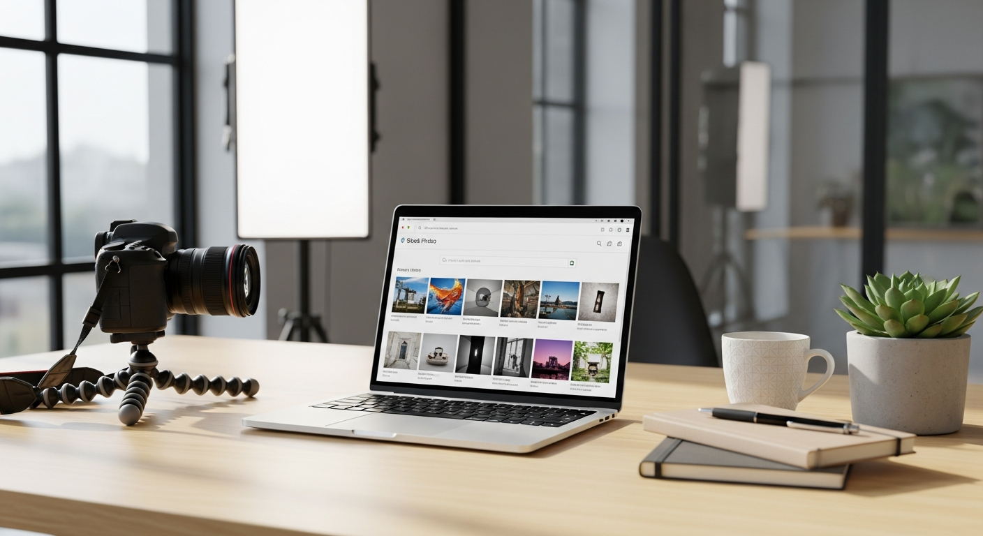 AI-powered stock content platform interface showing unlimited downloads and editing tools