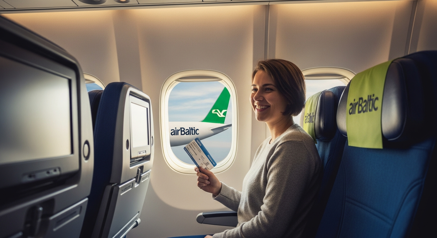 Air Baltic Economy Classic Fare ticket pricing and baggage allowance comparison chart