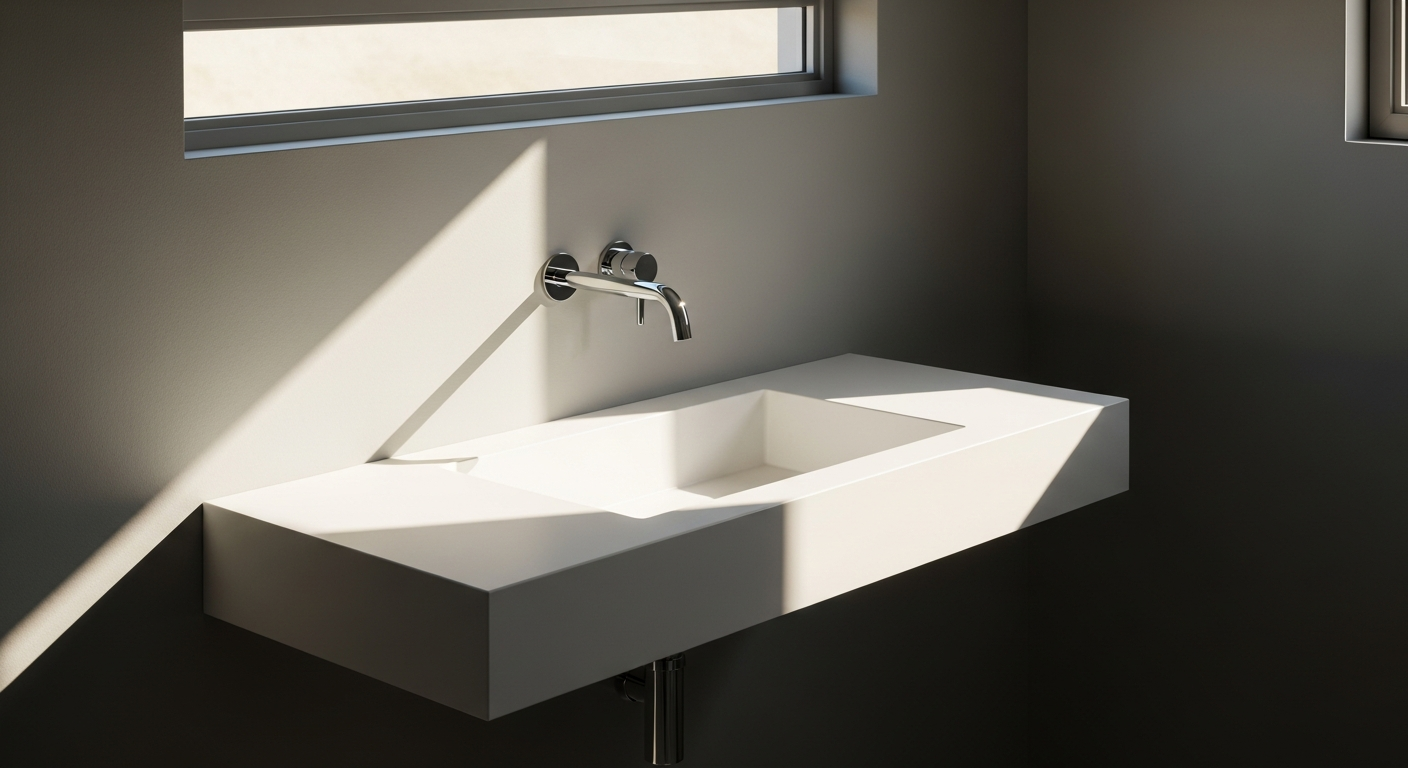 Olympia Ceramica Metamorfosi rectangular countertop washbasin in glossy white ceramic