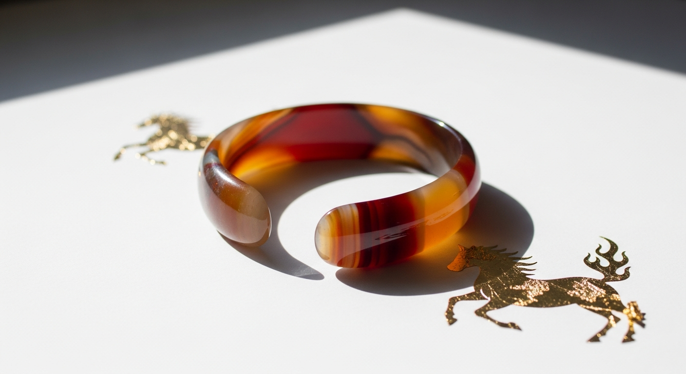 2026 Tai Sui Agate Bracelet: Fire Horse Protection