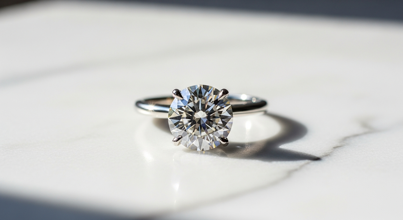 Lab Diamond Solitaire Rings: Ethical Elegance