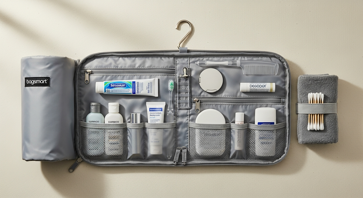 What Bagsmart Hanging Toiletry Bag Provides for Organized Packing During Trips
