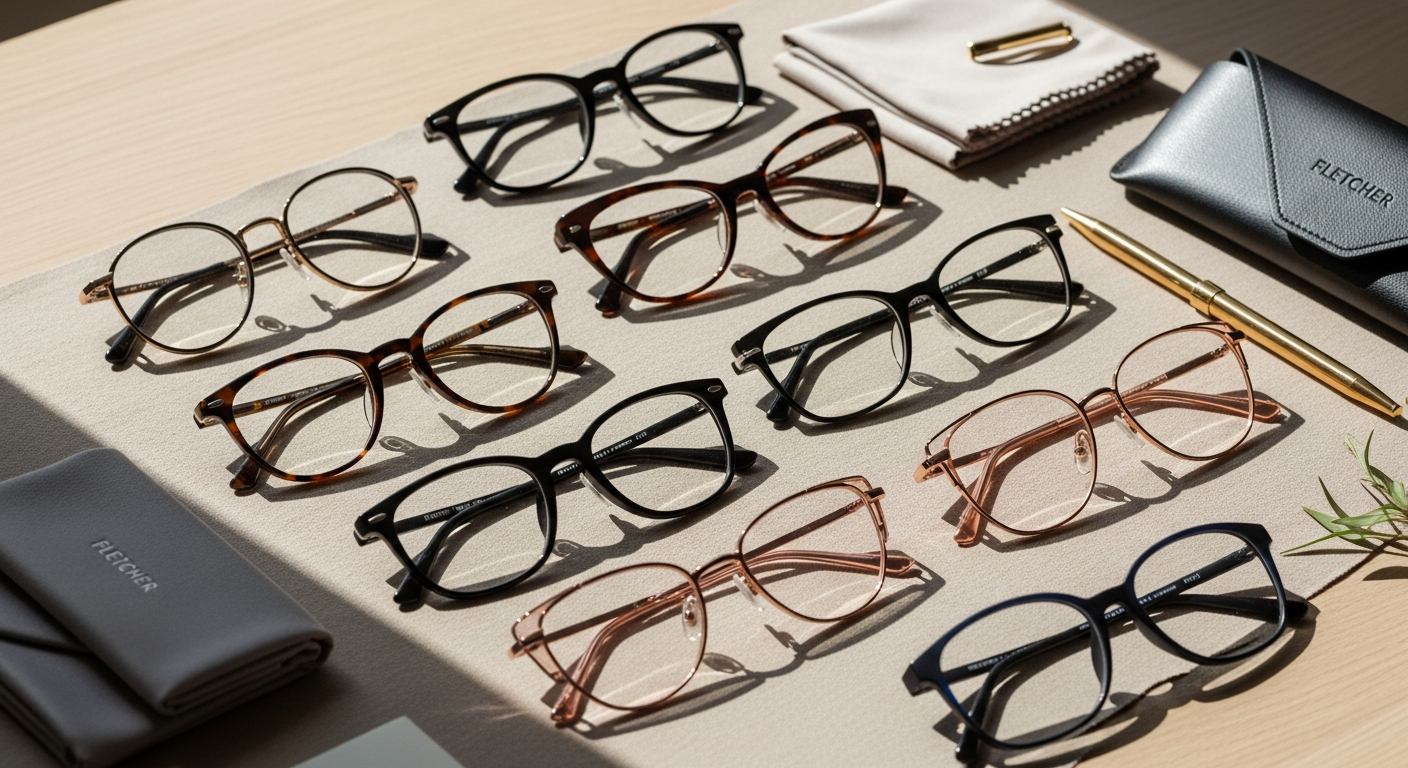 Build Your Eyeglass Wardrobe with Fletcher Gold