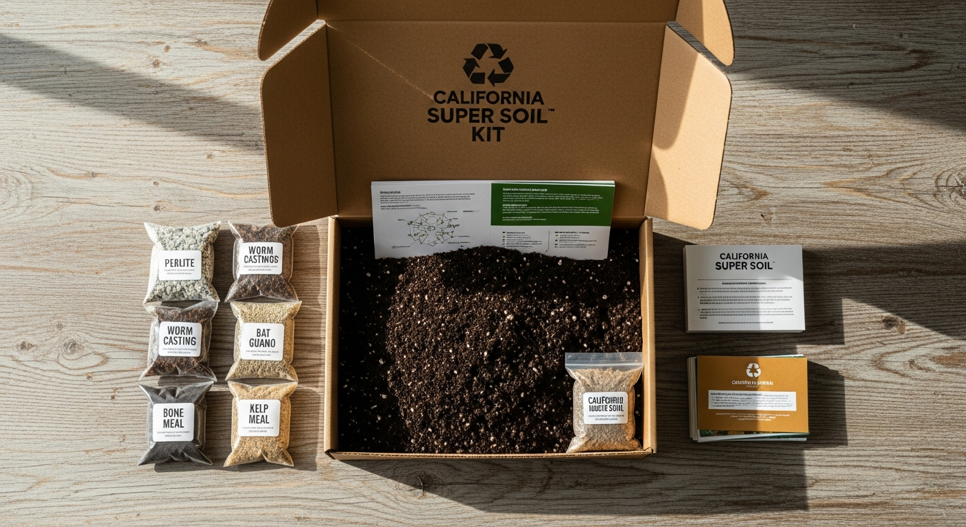 California Super Soil Kit: Organic Growing Simplified