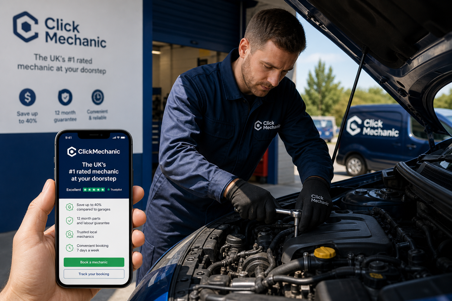 ClickMechanic Mobile Mechanic: Save Time & Money