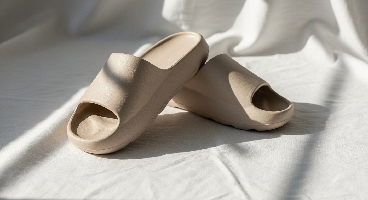 Ultra-soft EVA cloud slides with ergonomic arch support design