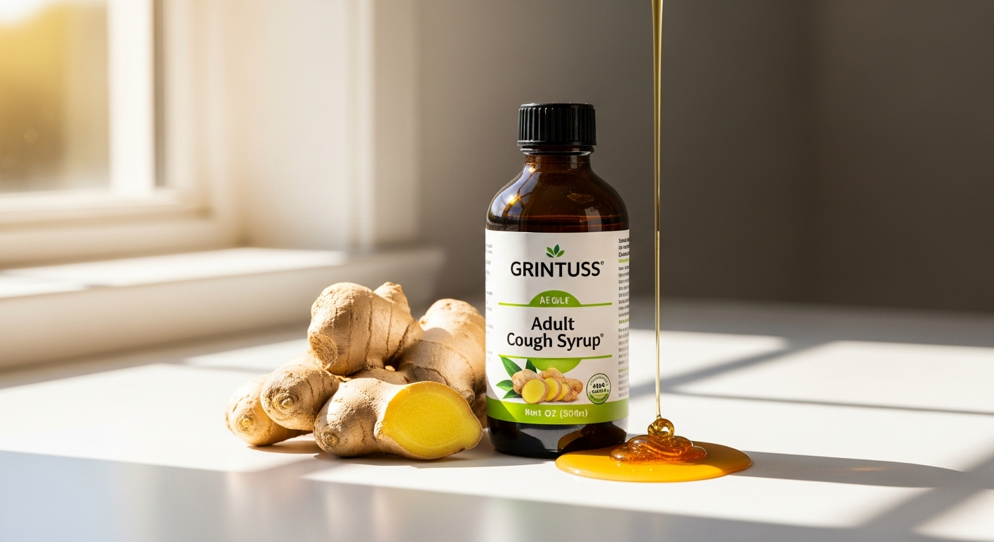 Grintuss Adult Cough Syrup: Natural Relief