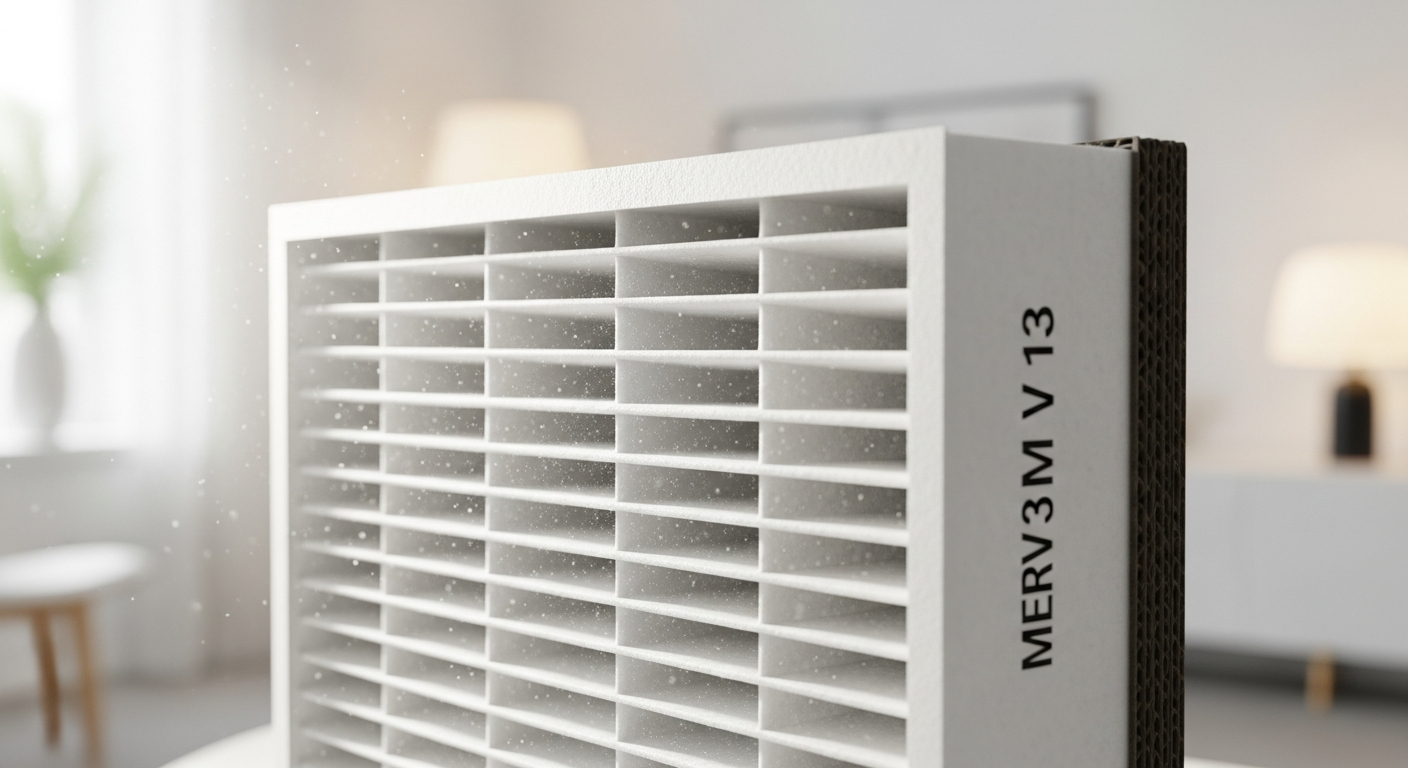 Custom Filters Direct MERV 13 pleated air filter for HVAC system
