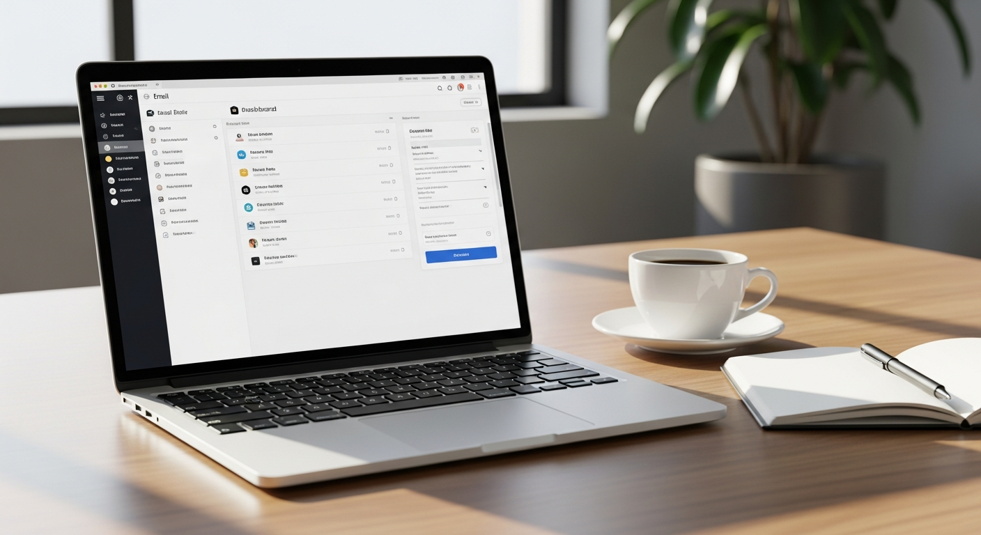 Mystrika cold email outreach tool dashboard showing campaign metrics and email tracking analytics