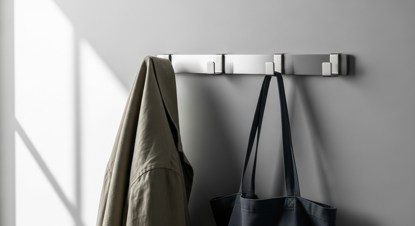 Gedotec Stainless Steel Coat Hooks: DIY Storage