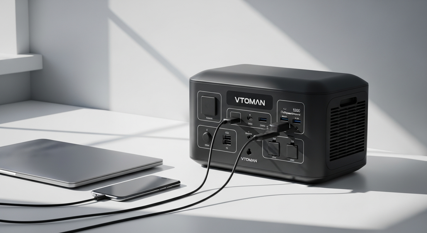VTOMAN FlashSpeed 1500 Portable Power Station
