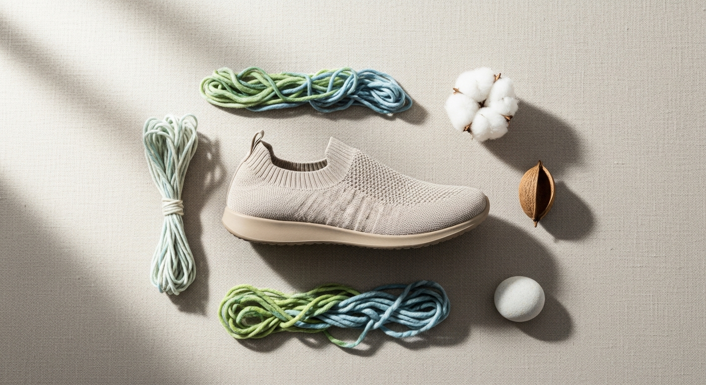 Juntos AlpaKnit Sustainable Slip-On Sneaker in natural alpaca wool with eco-friendly materials