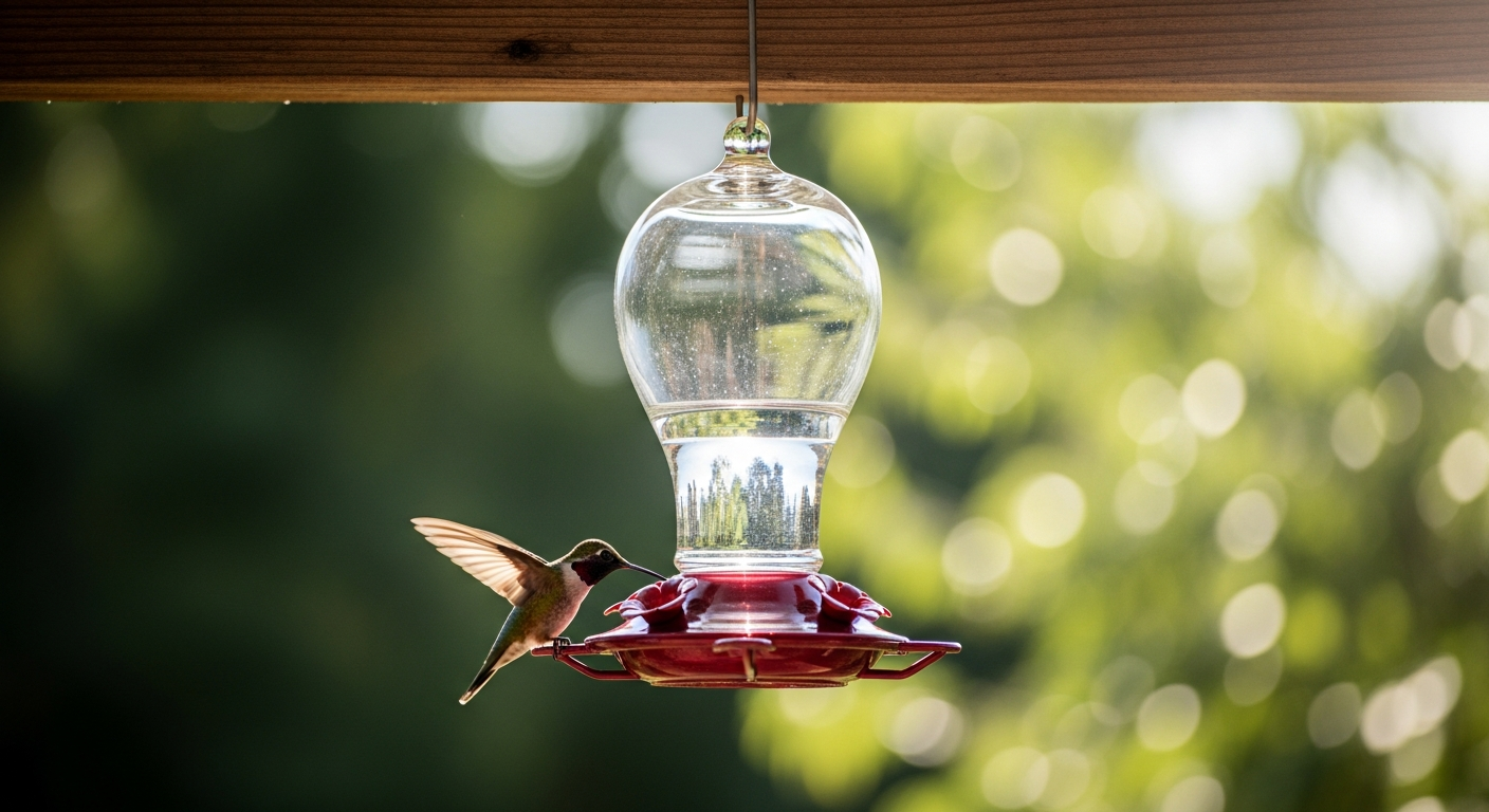 What Kingsyard 16oz Glass Hummingbird Feeder Provides for Outdoor Bird Feeding