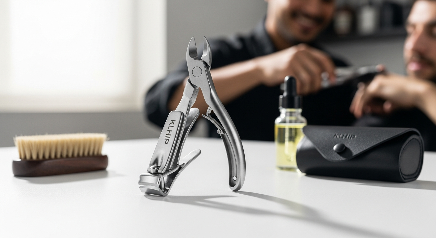 Klhip Ultimate Clipper Nail Trimmer with surgical-grade stainless steel construction and forward-facing lever design