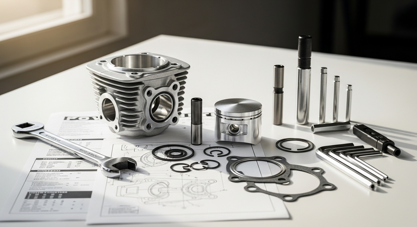 50cc Motorcycle Cylinder Kit: Power Upgrade Guide