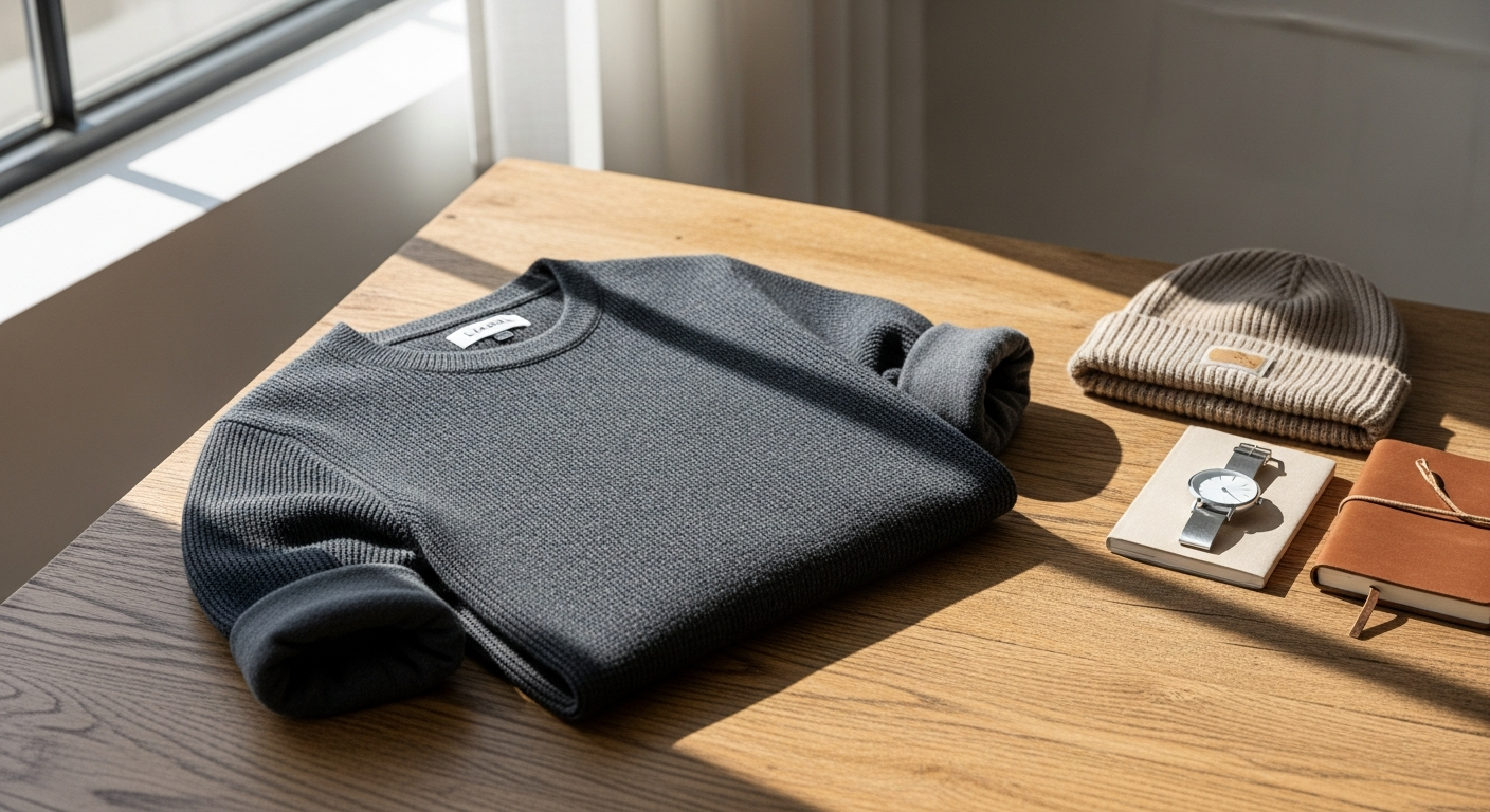 Liabel Men’s Wool Cotton Thermal Sweater