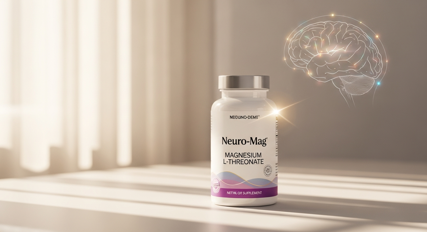Life Extension Neuro-Mag Magnesium L-Threonate brain supplement bottle with Magtein technology