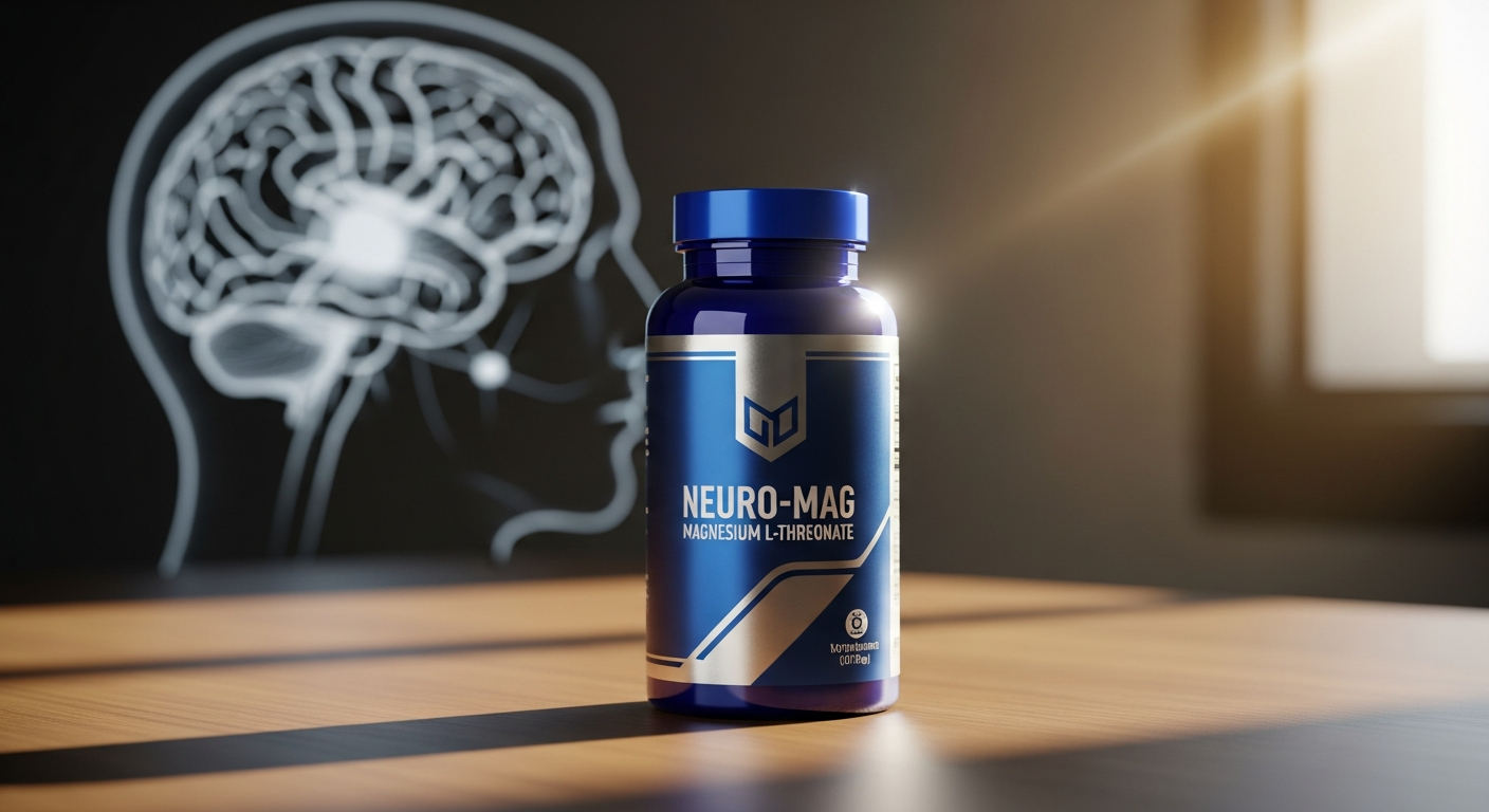 Life Extension Neuro-Mag Magnesium L-Threonate supplement bottle and capsules
