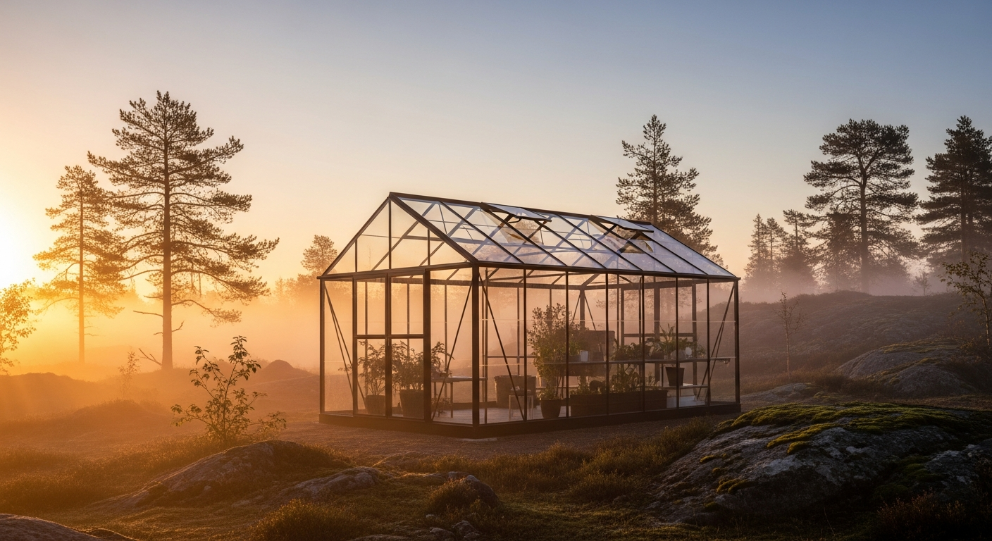 Luxvinduer Aluminum Greenhouses: Nordic Climate Engineering