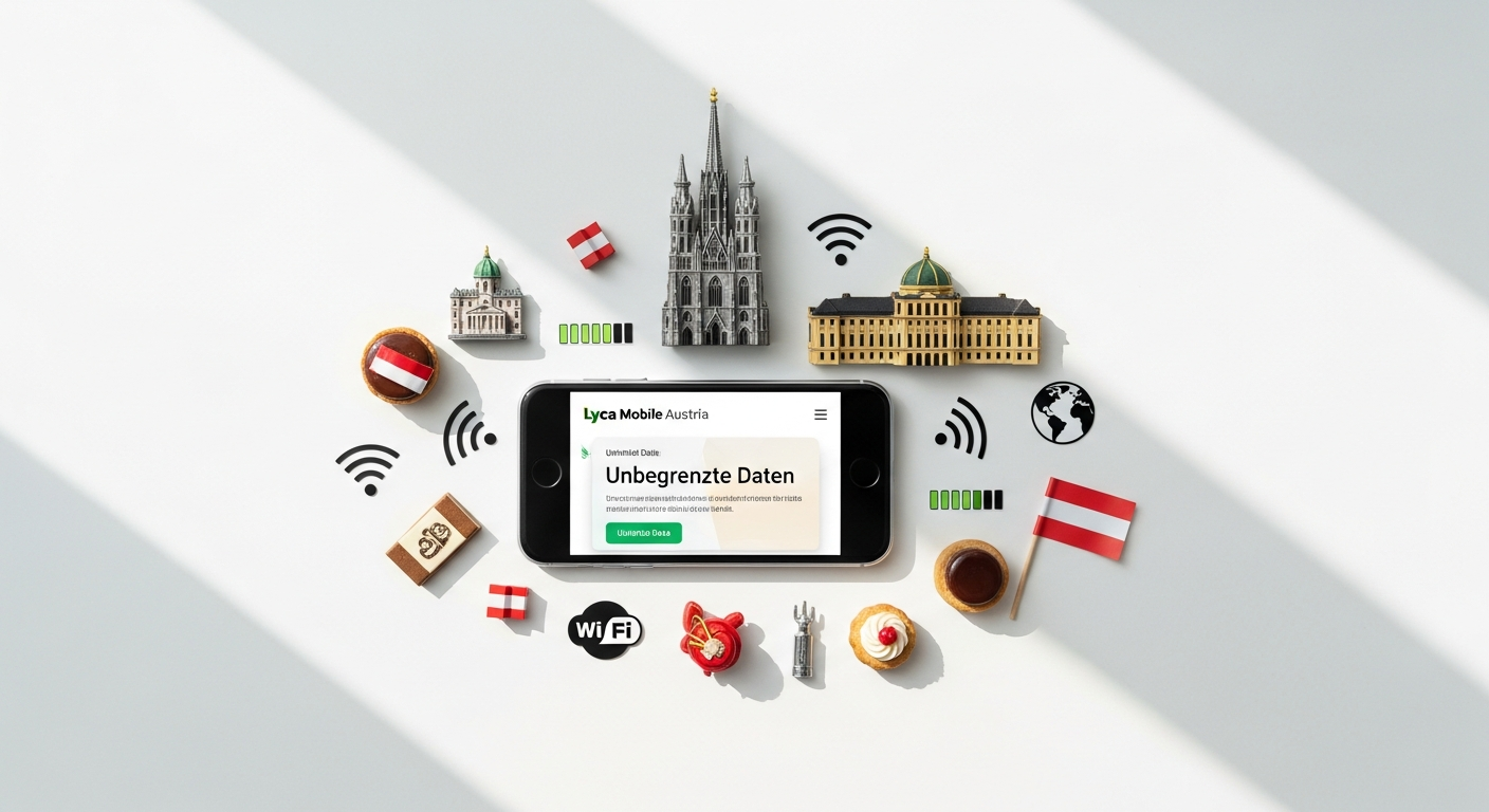 Lyca Mobile Austria Unlimited Data Plan 300GB 4G 5G coverage map