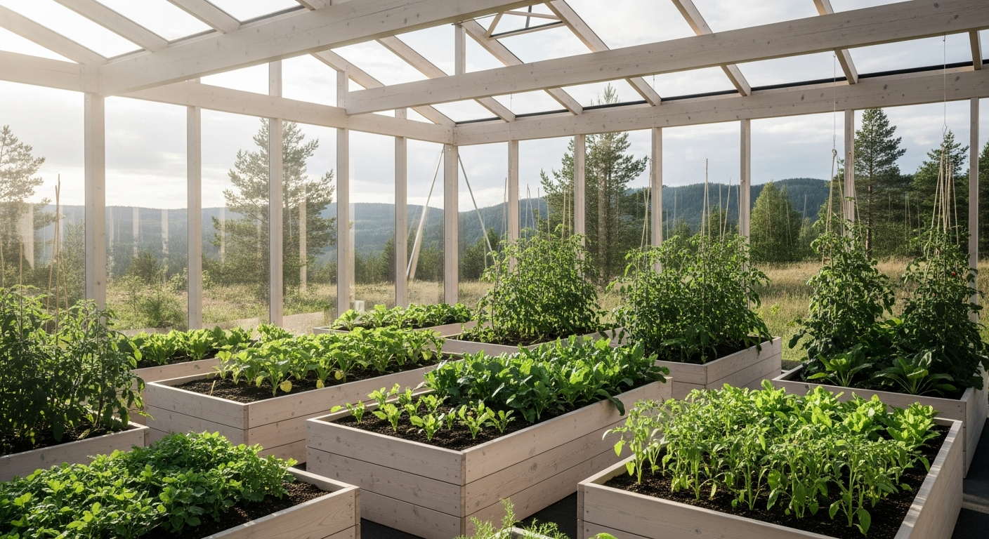 Lyxfönster Greenhouse: Nordic Year-Round Growing