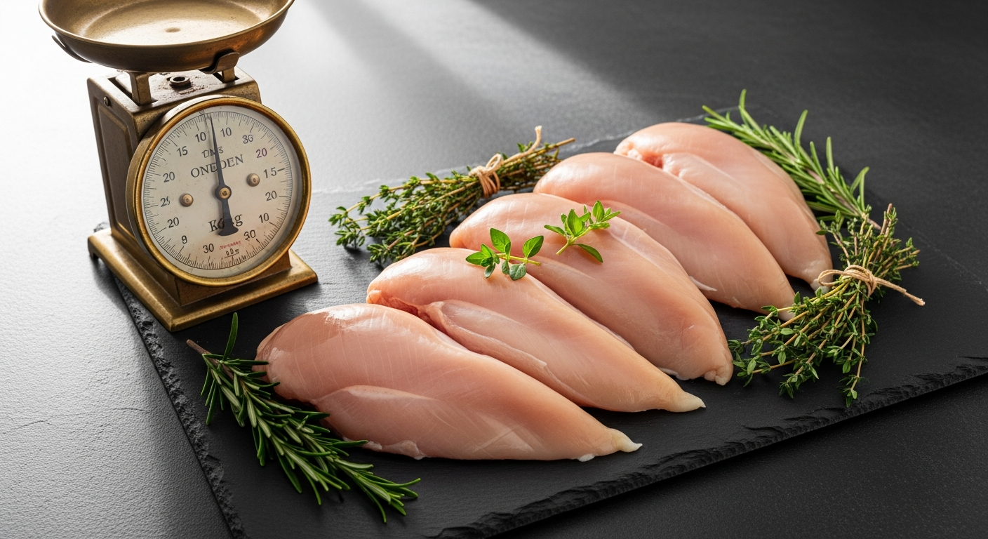 Bulk 5kg premium chicken breasts package for meal prep and fitness nutrition