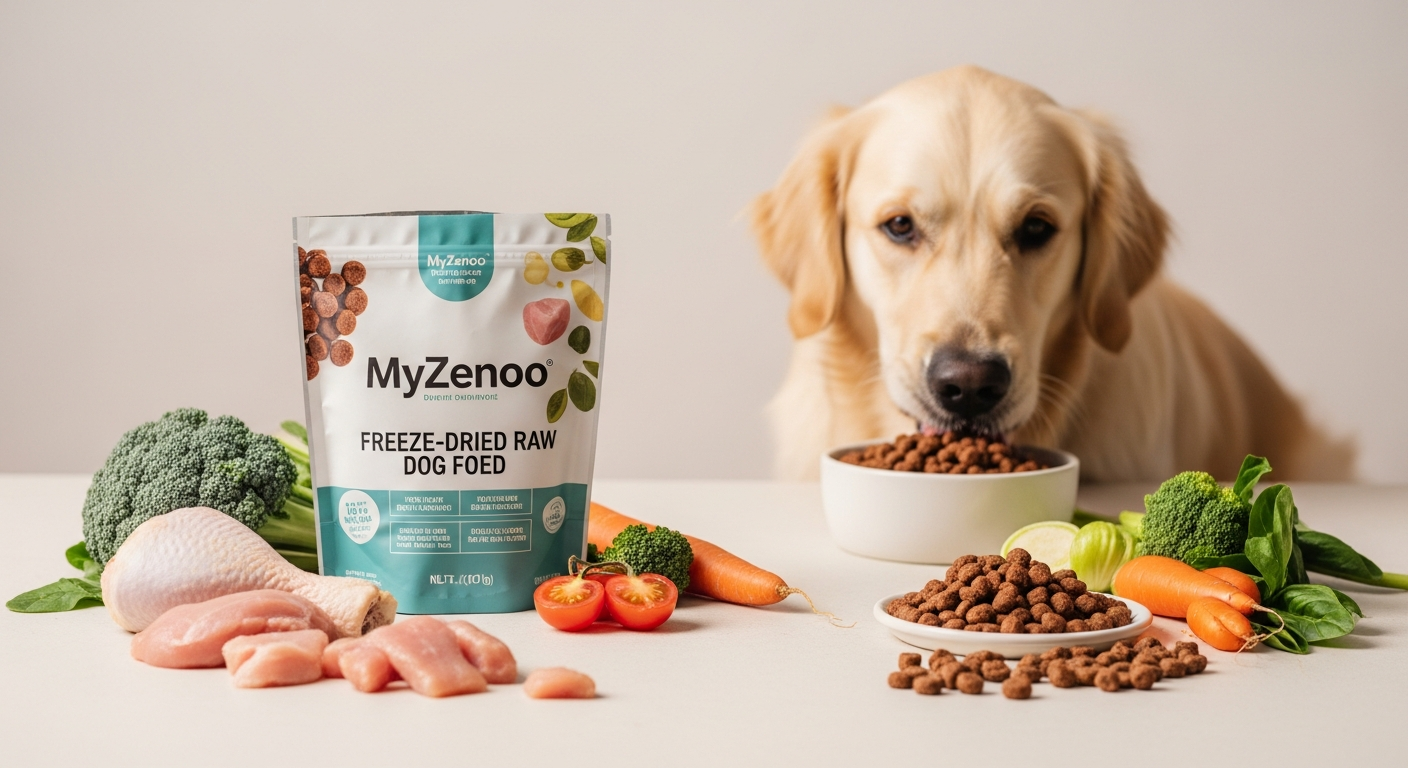 MyZenoo Freeze-Dried Raw Dog Food for Digestive Health
